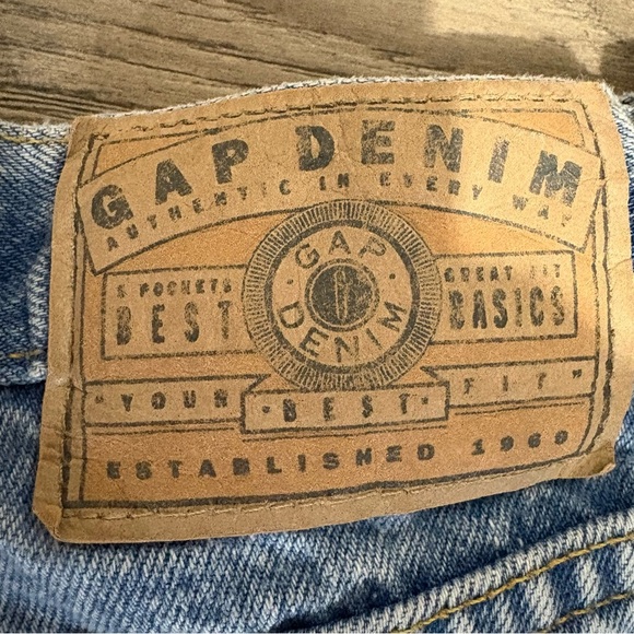 Vtg 80’s Gap Denim Slim Fit High Rise Jeans Sz 4 Ankle Light Wash 90s Retro - Picture 3 of 11